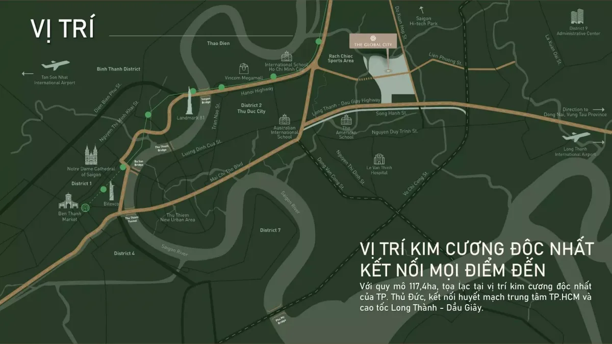 vi trí dự án Khu đô thị The Global Cit