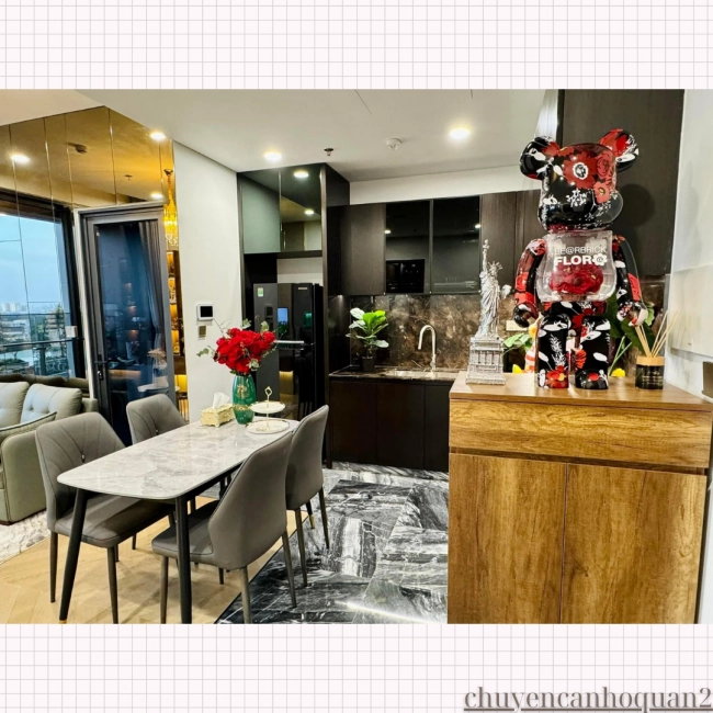 Cho thuê căn 1 Phòng Ngủ Lumiere Riverside sẵn nội thất