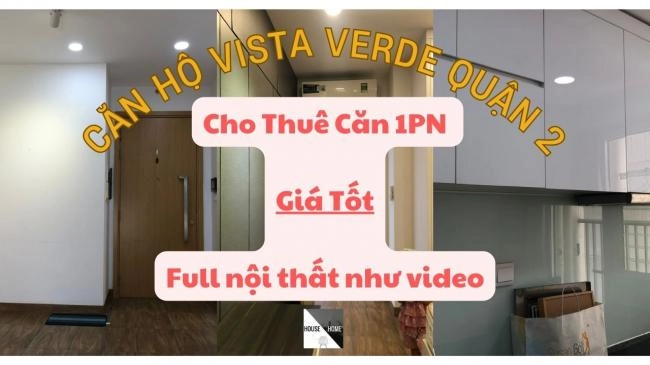 Cho thuê căn 1 Phòng Ngủ Vista Verde Sẵn nội thất như hình