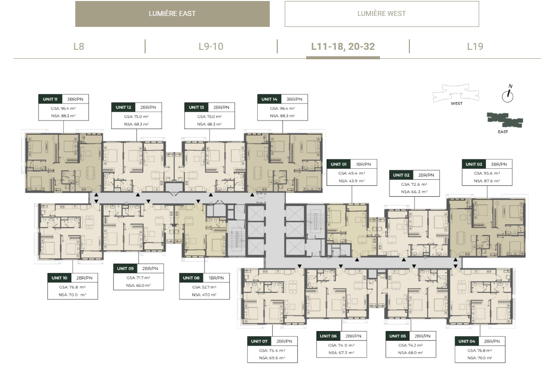 Lumiere Riverside cho thuê Lumiere Riverside cho thuê