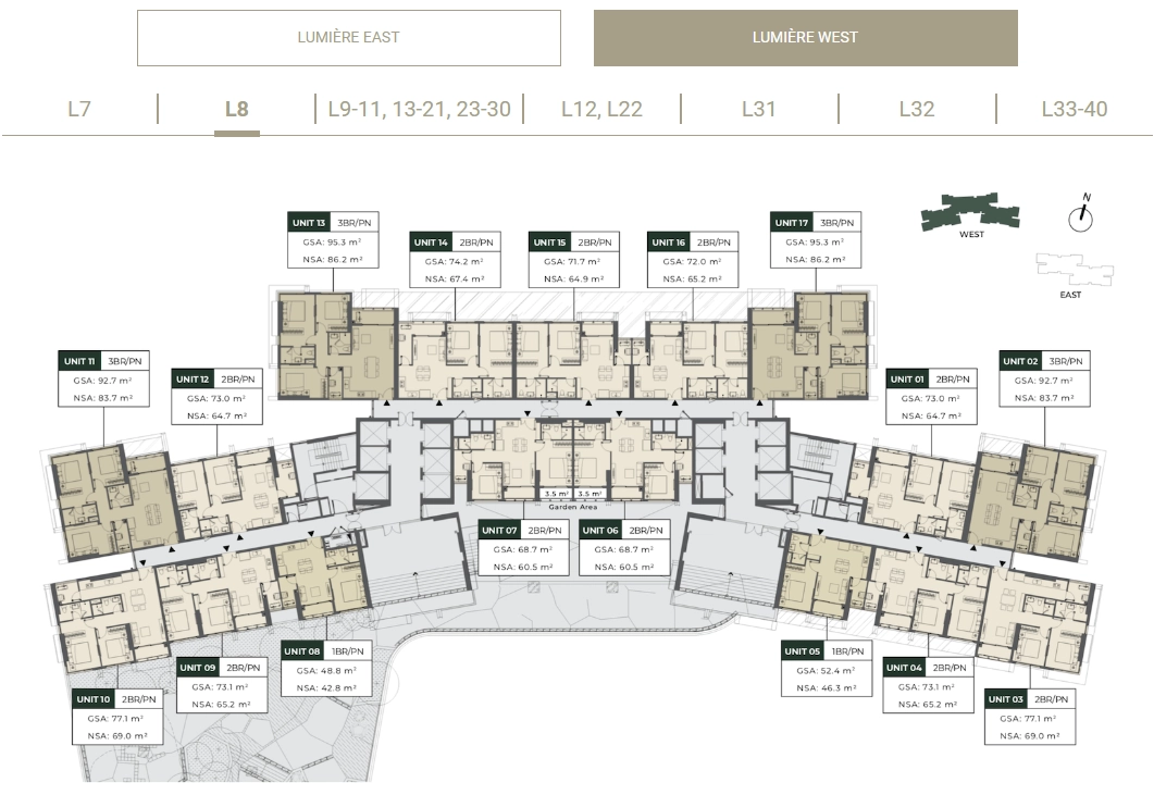 Lumiere Riverside 2pn cho thuê Lumiere Riverside 2pn cho thuê