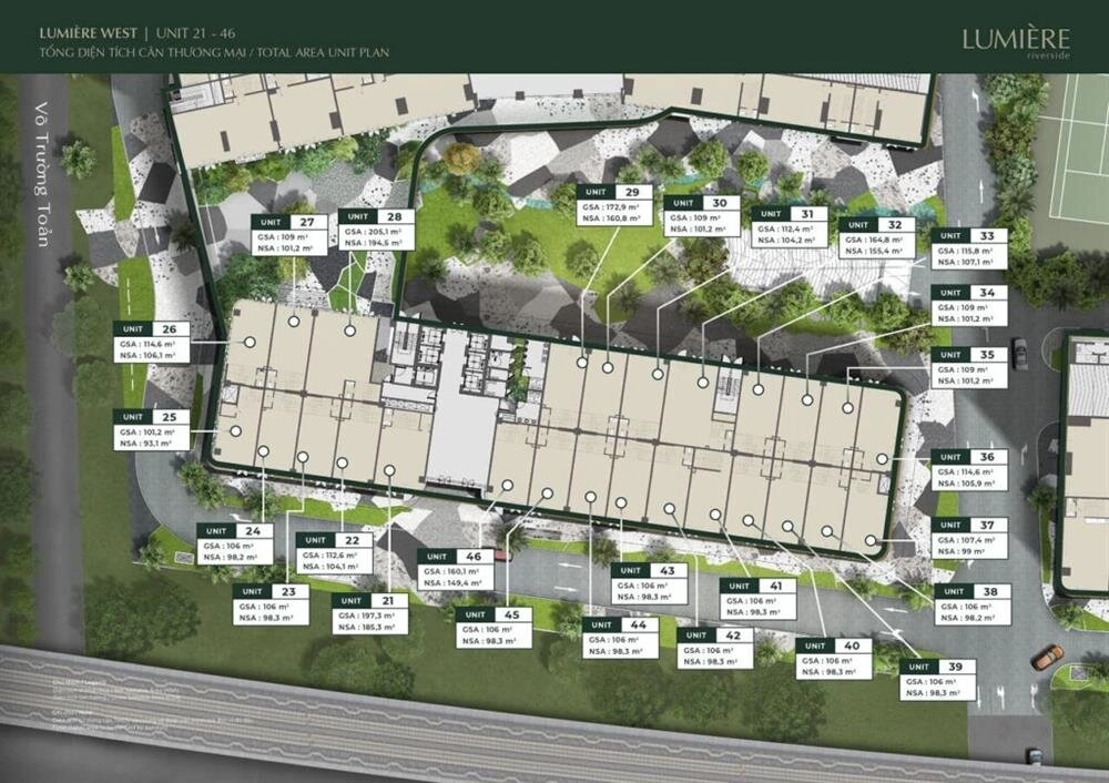 Shophouse dự án Lumiere Riverside Quận 2 Shophouse dự án Lumiere Riverside Quận 2