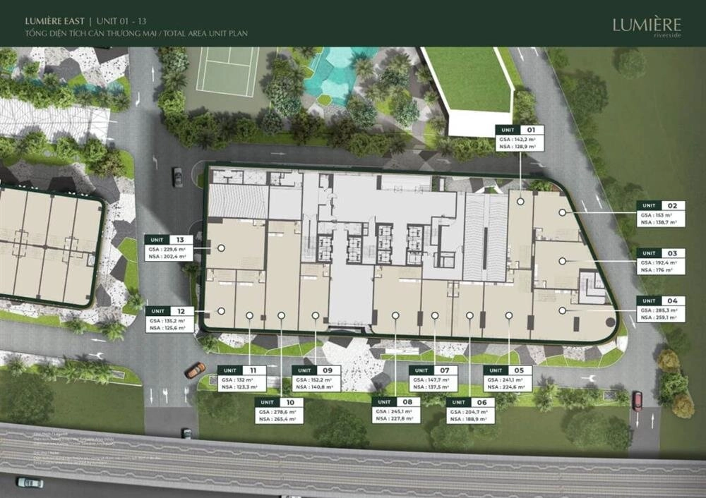 Shophouse dự án Lumiere Riverside Quận 2 Shophouse dự án Lumiere Riverside Quận 2