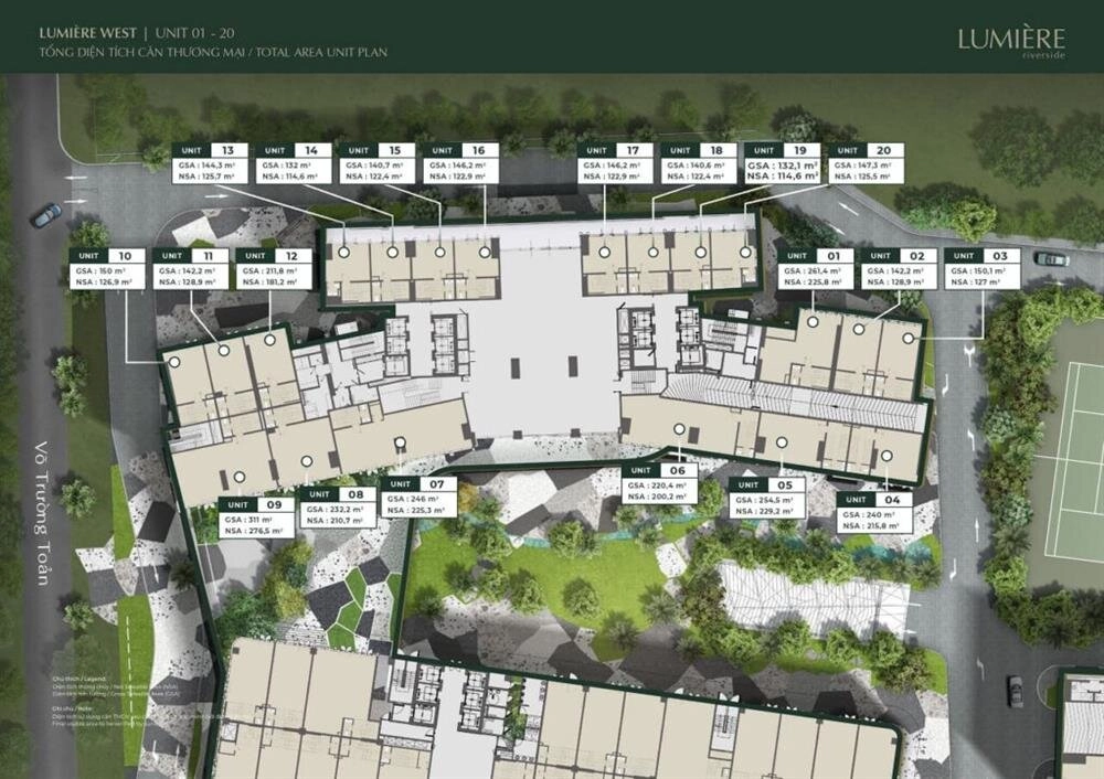 Shophouse dự án Lumiere Riverside Quận 2 Shophouse dự án Lumiere Riverside Quận 2