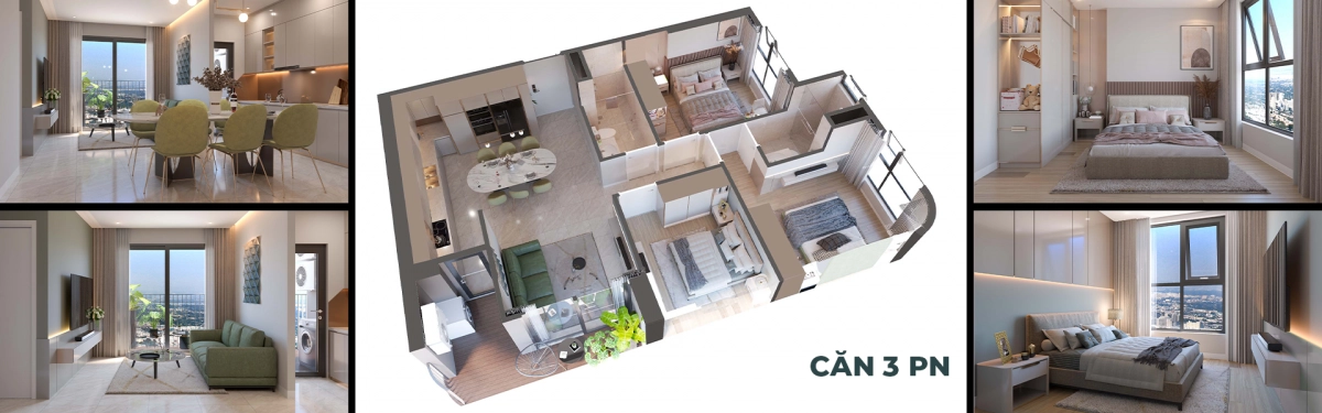 Mặt bằng căn hộ dự án The Emerald 68 